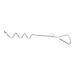 Angoily Belt 2 Pieces Stainless Steel Spring For Dog Clutch Metal Binder 42X8.5X4CMx2pcs Silverx2Pcs