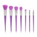 7 Fluorescent Diamond Powder Makeup Brushes Set | Eye Shadow Beauty Tools - White Dinosaur Doodle Design - Buy Online on SooperMarket.com