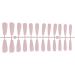 Dajidafu 1 Set French Tip Press on Nails Tips Matte Adhesive Tabs Full Cover Frosted Solid Colors Fingernails Art Decals Gifts Type 4 - Buy Online on SooperMarket.com