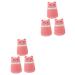 Healeved 6 Pcs Powder Puff Box Body Powder Puff Baby Powder for Newborn Travel Baby Powder Empty Puff Box After-Bath Powder Puff Cute Powder Puff Travel Talcum Powder Dispenser Powder Box 10X7CMx2pcs Pinkx2pcs