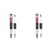 REVLON Liquid Lipstick with Clear Lip Gloss ColorStay Overtime Lipcolor Dual Ended with Vitamin E in Pinks 080 Keep Blushing 0.07 Oz (Pack of 2) 080 Keep Blushing 0.07 Fl Oz (Pack of 2)