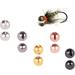MUUNN 50pcs Tungsten Slotted Beads for Fly Tying - 12 Colors/13 Sizes - Black Nickel - Fly Tying Materials - 2.8mm - Buy Online on SooperMarket.com