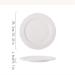 Dinnerware Dishes Plates Steak Plate Western Food Chinese Plate Household White Plate Simple Plate Breakfast Dessert Flat Plate Restaurant Kitchen Plate Dinner Restaurant Family Party Plates (Color : Medium White - Buy Online on SooperMarket.com