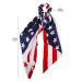 Lux Accessories July 4th American Flag Hair Ties - Navy Blue, Red, White Stars - Buy Online on SooperMarket.com