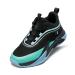 DREAM PAIRS Boys Girls Basketball Shoes Sports Breathable Kids Fashion Sneakers 1 Little Kid Black/Green