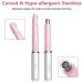 Nasal Hair Trimmer for Women | 2-in-1 Touch Beauty Eyebrow & Nose Hair Cutter AG-1458A (Pink) Painless Precision Remover for Ears & Face - Buy Online on SooperMarket.com
