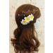Plumeria Flower Hair Comb - Hawaiian Floral Head Piece for Women & Girls - Buy Online on SooperMarket.com