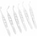 Dajidafu Stainless Steel Eyelid Precision Tweezers Eye Clogging Removal Cleaning Clamps Tools with Non-Slip Handle Personal Care Small Round Tip - Buy Online on SooperMarket.com