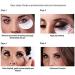100PCS Eyeshadow Pads Stencils Eyeshadow Eye Eyeshadow Gel Pad Patches For False Eyelash Extensions Sticker Lip Makeup(White 1.97inchx2.68inch) - Buy Online on SooperMarket.com