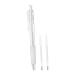 FOYTOKI 1 Set Auxiliary Eyebrow Pencil Eyebrow Contouring Pen Embroidered Eyebrow Pen Body Pen Plastic White