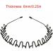 kawehiop Headbands for Men Black Unisex Salon Supplies Beauty Tools Gifts Back Styling Fashion Yoga Home Use Parties Weddings Type 6 - Buy Online on SooperMarket.com