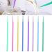 800Pcs Disposable Micro Brushes Applicator Fine Micro Applicator Brushes Microswabs Long-tip Microbrush Applicators for Eyelash Extensions Eye Dental Personal Care (8 Colors) - Buy Online on SooperMarket.com