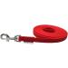 Drag Line for Dogs | Biothane Dog Leash for Medium/Large Dogs - 16mm 3m/5m/10m/15m Options - Red No Hand Loop - Buy Online on SooperMarket.com