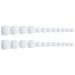 RODAKY Glossy White Press On Toe Nails for Women - 24PCS Fashion False Toenail Full Cover Acrylic Foot Nails - Buy Online on SooperMarket.com