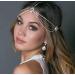 Runmi Rhinestone Head Chain - Gold Crystal Hairpiece & Wedding Hair Accessories for Women & Girls - Buy Online on SooperMarket.com