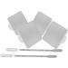Balacoo 2 Sets Ring Palette Tools - Stainless Steel Makeup Mixing Tray for Foundation & Cosmetic Applications - Buy Online on SooperMarket.com