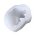 IMIKEYA Dog Fondant Molds 2pcs Mold White Cake 3D Silica Gel Decorate Baking Fondant Mold 10.8X8.5X5CMx2pcs