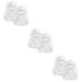 Operitacx 6 Pcs Vegetable Shaping Mold Ginseng Vegetables Clear Mold Small Melon Mold Small Fruit Strawberry Transparentx3pcs 10x7cmx3pcs