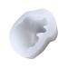 MAGICLULU Silicone Cake Molds Mold 3D Pastry Silica Gel White Candle Silicone Molds 10.8X8.5X5CM