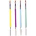 1PC Dual Ended Nail Gel Brush Acrylic Nails UV Gel Picker Extension Brush Pen Spatula Manicure Tool Purple - Buy Online on SooperMarket.com
