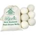 Natural Wool Dryer Balls - Set of 6 | Fabric Softener & Wrinkle Reducer | Eco-Friendly Alternative to Plastic Balls & Liquid Softeners - Buy Online on SooperMarket.com