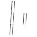 Balacoo 12 Sets Eyeliner Brush Makeup Brush Multipurpose Eyebrow Brush Ear Piercing Kit Multifunctional Eyebrow Brush Angled Brow Brush Ultra Thin Eyeliner Newborn Wood Flat Cosmetic Brush