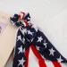 Lux Accessories July 4th American Flag Hair Ties - Navy Blue, Red, White Stars - Buy Online on SooperMarket.com
