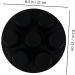 Zerodeko 2pcs Silicone Cake Cup Kitchen Accessories Kitchen Accesories Blackc Grids Cake Cups Cake Making Tool Silicone Molds Popsicles Molds Muffin Pans Silicone Bakeware Muffin Cake Cups 21X21X4.5CM Black - Buy Online on SooperMarket.com
