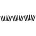 Healeved 150 Pcs Makeup Eyeshadow Brush Eyeshadow Brush Kit Brush Eyeshadow Women Eyeshadow Brush Black