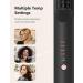 ANGENIL Travel Hair Straightener Brush Nano Ceramic Titanium 4 Heat Settings Dual Voltage for Black Hair & Beards Frizz-Free Finish Auto Shut-off - Buy Online on SooperMarket.com
