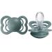 BIBS Pacifiers - Supreme Collection | BPA-Free Baby Pacifier | Made in Denmark | Set of 2 Island Sea Color Premium Soothers | Size 0-6 Months