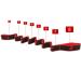 Xingmo Kids Stretch Band with Multi Loops | Yoga Exercise Trainer Bands - Red - Buy Online on SooperMarket.com