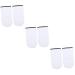 minkissy 3 Pairs Moisturizing Gloves Wax Mittens Hand Moisturizer Gloves Hand Care Paraffin Wax Gloves Paraffin Bath Liners Gloves for Hot Wax Manicure Gloves Work White Spa Bath Cotton