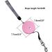 Shop Mioyoow Pet Dog Roller Leash - 3M Automatic Retreat Leash with Reflective Rope for Small Dogs & Cats - Pink - Buy Online on SooperMarket.com