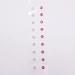 Pink and White Crystal Gem Stone Magnetic 24k Gold Bead Clear Tape Auricular Sticker Ear Seeds Ear Acupuncture - Buy Online on SooperMarket.com