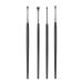1/4Pcs Small Angle Precise Detail Eyeshadow Brush Soft Horse Hair Eyelid Highlighter Lying Silkworm Up Eyes Brushes Makeup Make