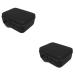 Baluue 2 Pcs Hair Dryer Storage Bag Hair Dryer Hard Case Travel Hair Dryer Travel Case Carrying Black Eva