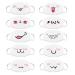 QZQ HOME Unisex Mouth Reuse  White Cute Anime Anti Dust Kawaii Muffle Face