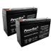 PowerStar Replaces LC-R0612P ML12-6F2 PS-6100 D5778 UB6120 F2/F1-12AH 6 Volt - x2