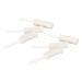 Portable safe flexible leveling shell of orthodontic pacifiers Professional silicone packaging 6 (taste white milk)
