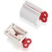 3 Pieces Rolling Tube Toothpaste Squeezer Toothpaste Seat Holder Stand Rotate Toothpaste Dispenser for Bathroom - Buy Online on SooperMarket.com