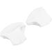 Stop Cracked Heels Toeless Spa Gel Socks for Foot Treatment Care 4 Pair Moisturizing Heel Socks Open Toe Socks for Dry Hard Cracked Heels(White) - Buy Online on SooperMarket.com
