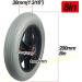 Wheelchair Front Wheel Replacement Front Wheels for Wheelchairs Disabled Solid Tire Wheels 8Mm Bearings 2Pcs/6In/15Cm(8in/20cm) - Buy Online on SooperMarket.com