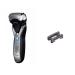 Panasonic wet/dry-razor ES-RT67 with 3 shear elements long-haired cutters 5-stage battery indicator black & replacement clerk for ES-8163/62/61/68 |2 pieces (1-pack) bundle with spare shear meter