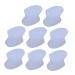 8pcs Toe Separator Nail Protector Thumb Protector Night Splint Big Toe Yoga Toe Separator Tailor Bunion Guard Foot Thumb Orthotics Toe Adjuster Toe Outer White Sebs Gel