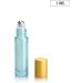 Tianzd 10ml Blue Glass Roller Bottles - 6 Pack with Gold Caps | Ideal for Essential Oils & Roll-On Applications | Includes Funnel Opener - Buy Online on SooperMarket.com