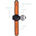 Bub-up Superbikero Bracelet for Bicycle & Scooter - Bright Integrated Mirror & Flexible Tape for Rear Mirrors & Turn Signals - Buy Online on SooperMarket.com