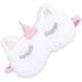 Buy Gatuida 2pcs Cute Sleeping Eye Mask - Cartoon Eye Cover for Women & Kids | Embroidered White Sleep Mask | Ideal for Travel & Relaxation - Buy Online on SooperMarket.com