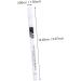 FOYTOKI 72 Pcs Eyeliner Pencil Waterproof White Eyeliner Colored Eyeliner White Pencil Makeup Wooden Pole - Buy Online on SooperMarket.com