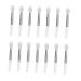 Didiseaon 1 Set Lip Gloss Brush White Miss Mini Cleaning Pad